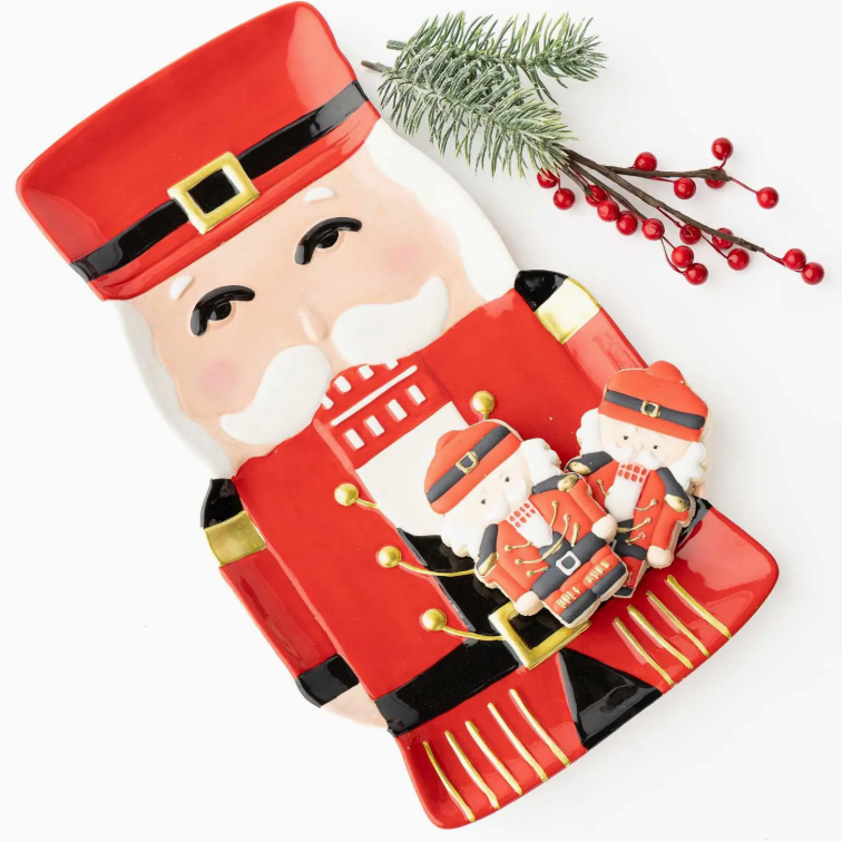 Red Nutcracker Platter