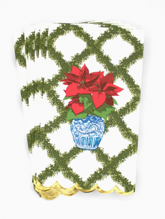 Poinsettia Napkin Packs