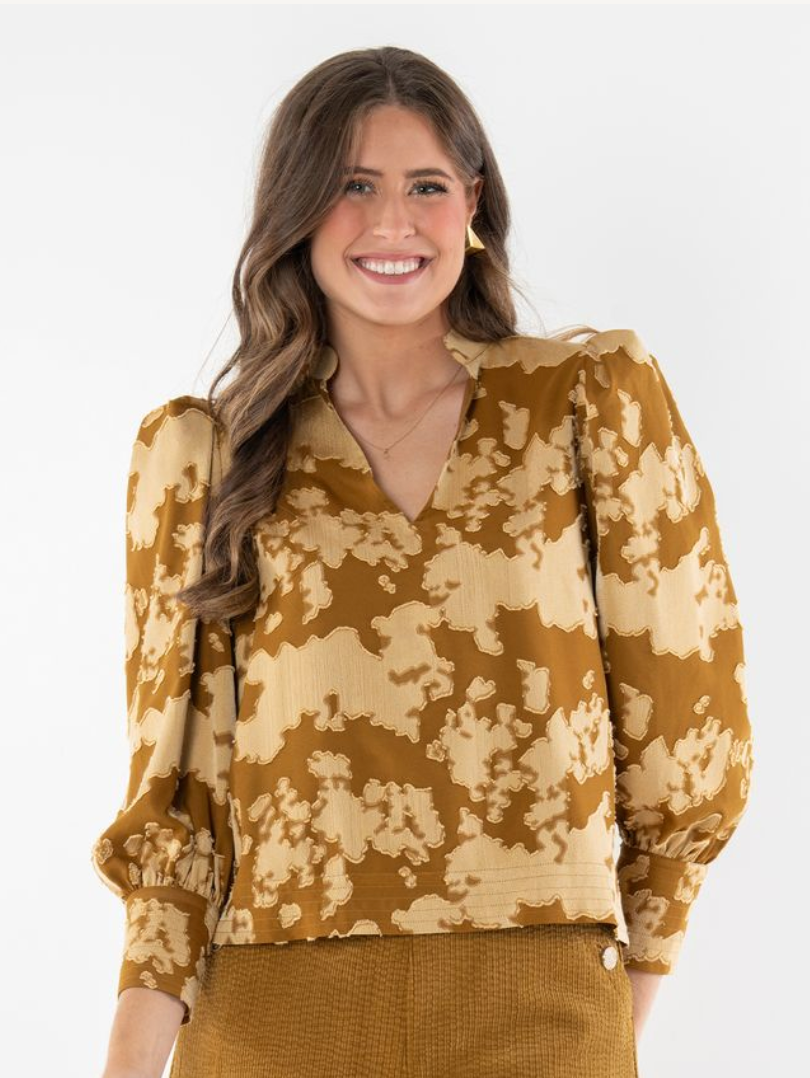 Emily Mccarthy Hampton Top in Hide