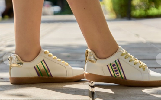 Mardi Gras Sneakers Gold (preorder)