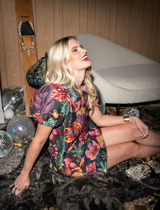 Emily Mccarthy Hampton Mini in Midnight Garden