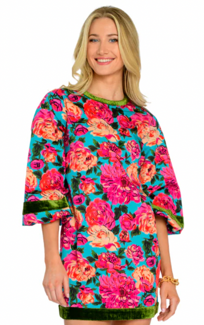 Elizabeth James London Dress in Vintage Roses