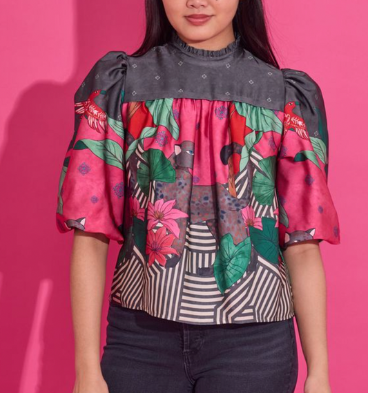 Alden Adair Mel Top in Colony Stripe