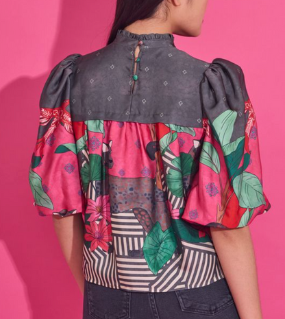 Alden Adair Mel Top in Colony Stripe