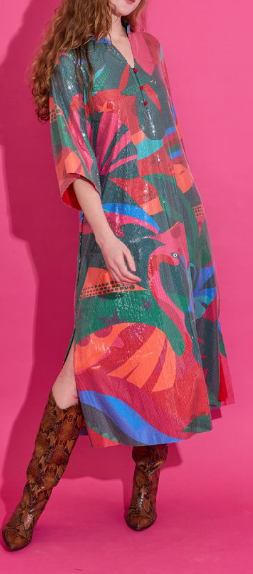 Alden Adair Jerry Dress in Tropical Jingle