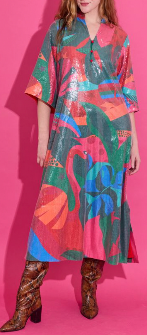 Alden Adair Jerry Dress in Tropical Jingle