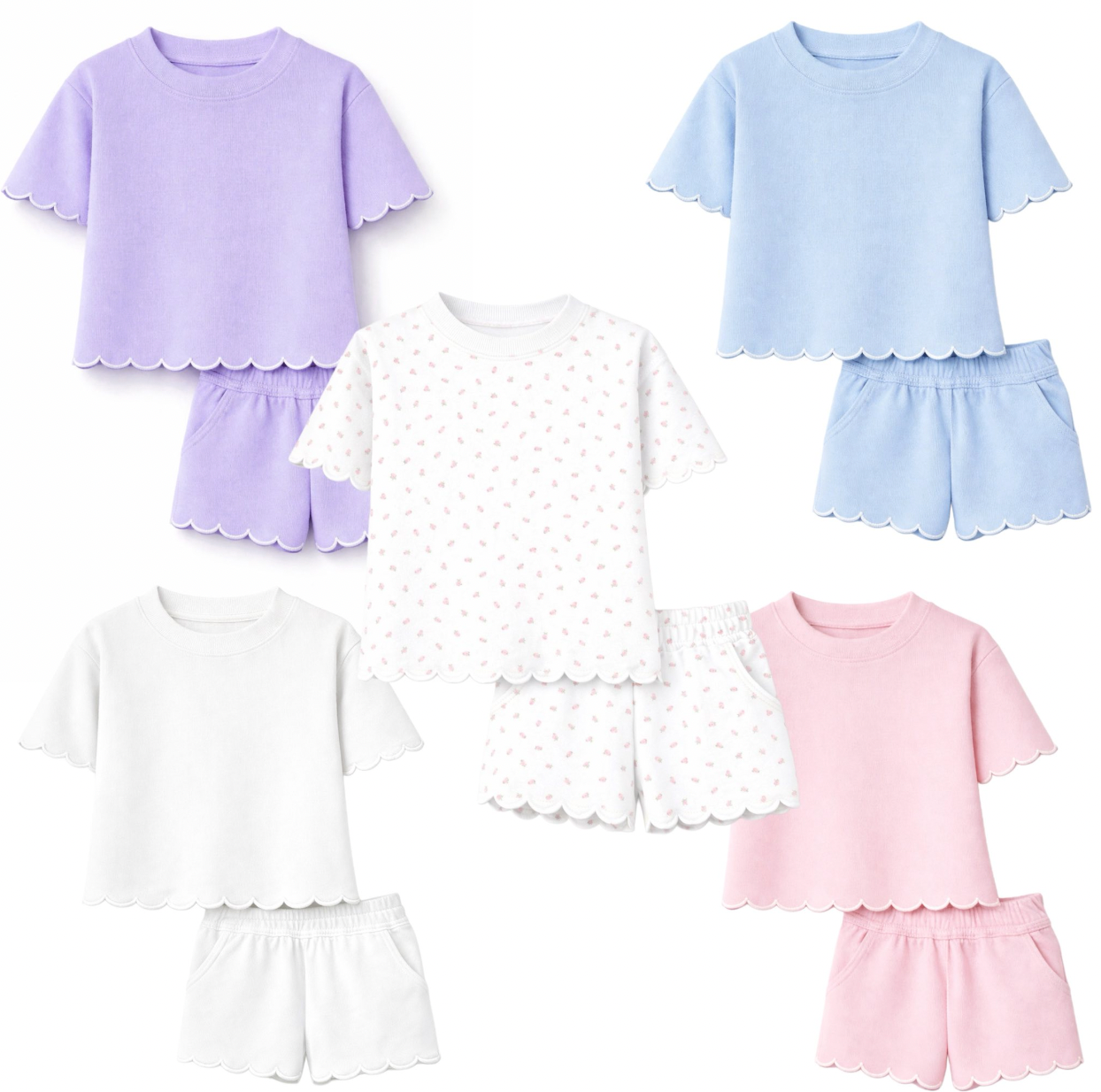 Mom + Me Scalloped Set