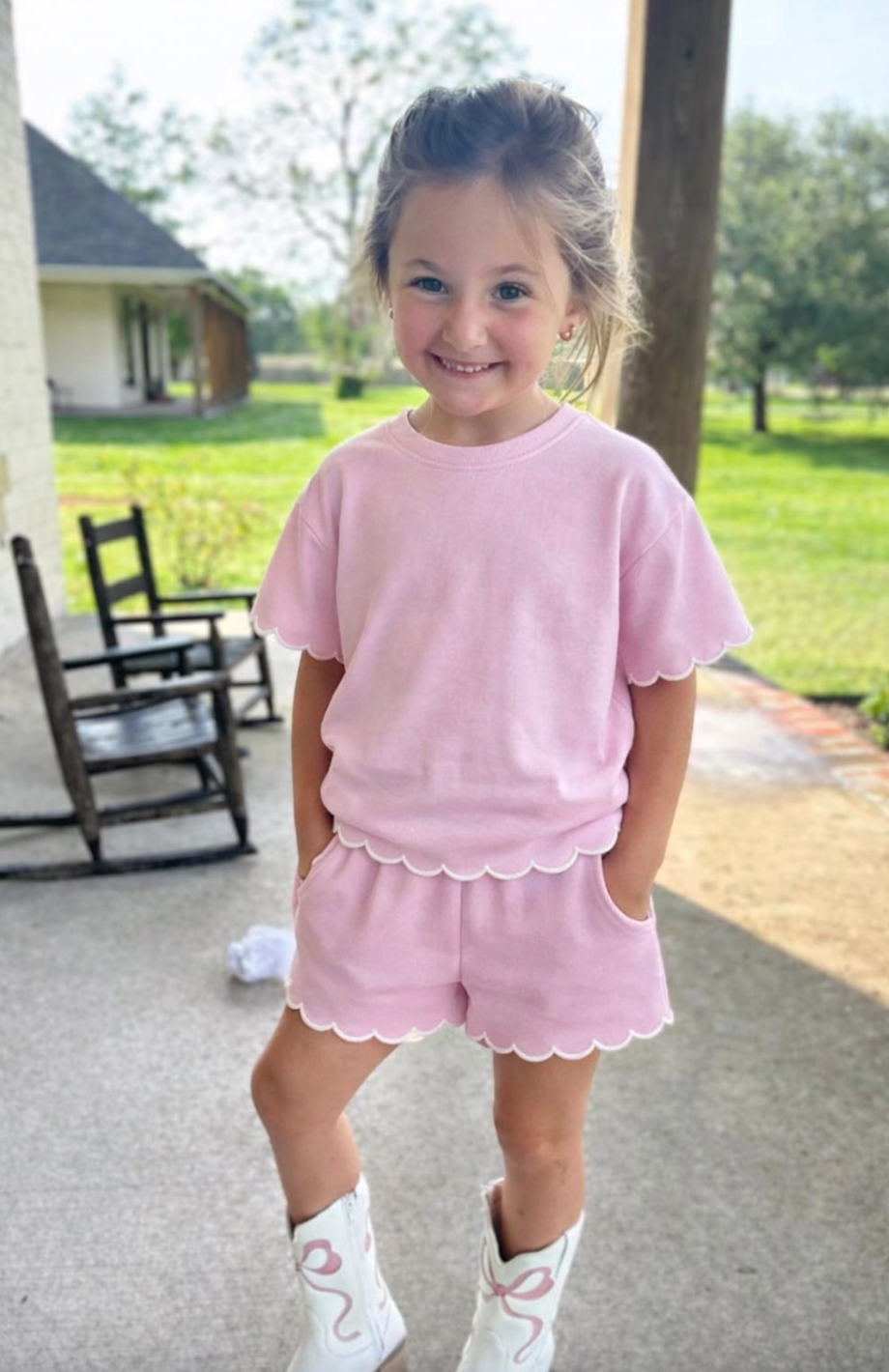 Mom + Me Scalloped Set