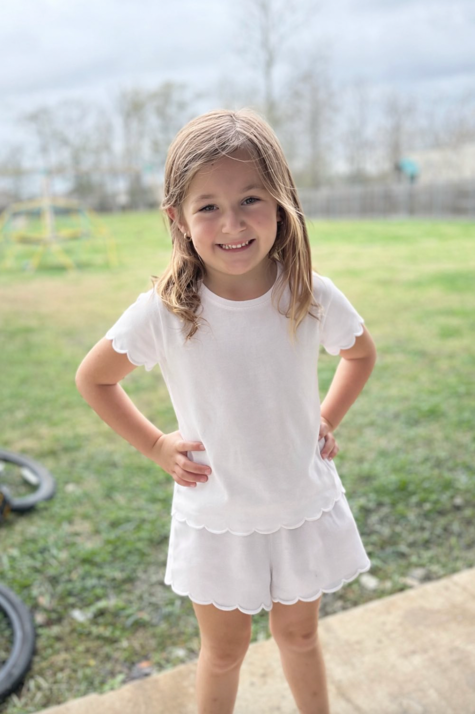 Mom + Me Scalloped Set
