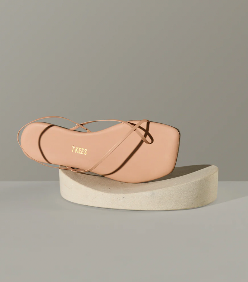 Tkees Square Toe Millie in Nude