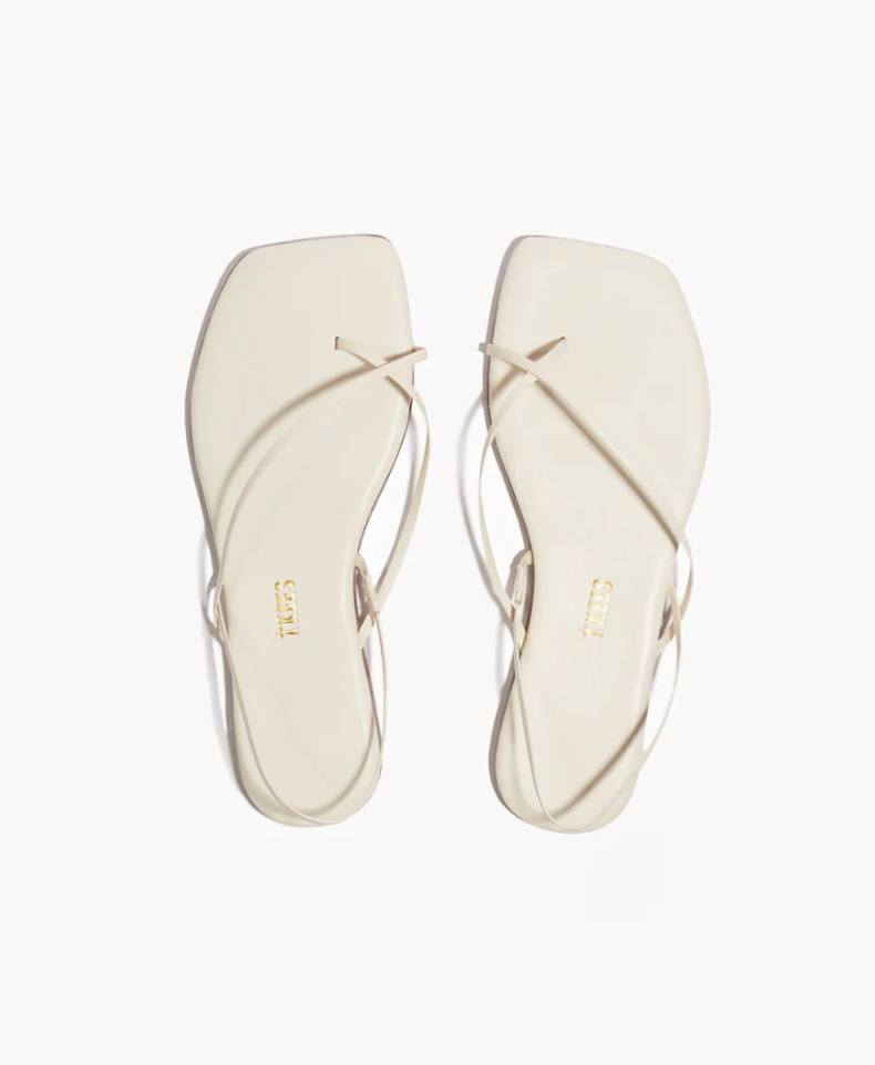 Tkees Square Toe Millie in Cream