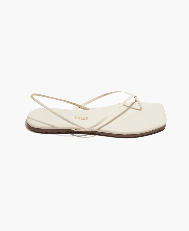 Tkees Square Toe Millie in Cream