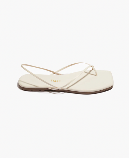 Tkees Square Toe Millie in Cream