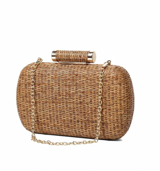 Bermuda Clutch in Brown