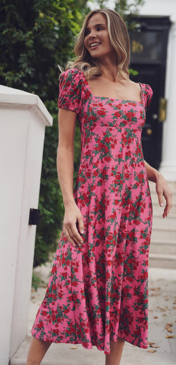 Smith and Quinn Rosalie Dress in Shrub Rose