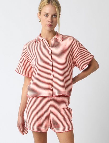 Red Striped Miah Set