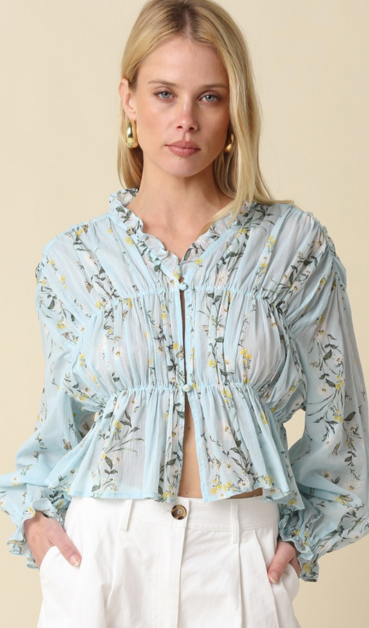Shea Floral Smocked Top