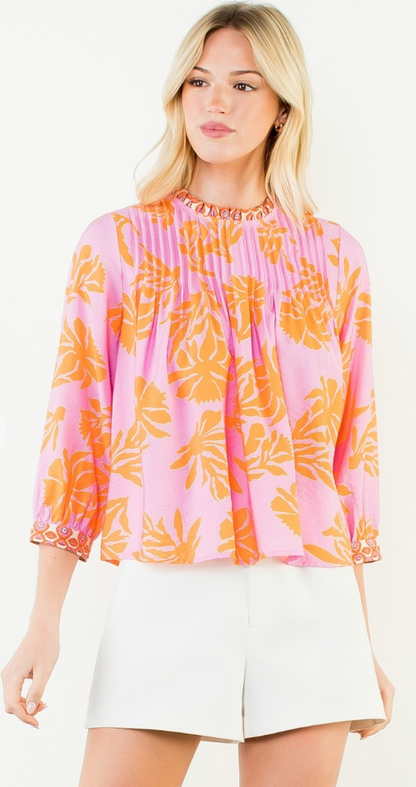 Floral Print Top (PREORDER)