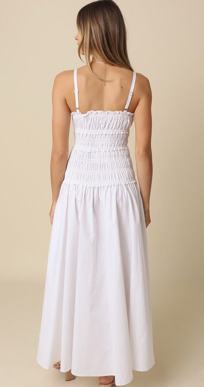 Luna Smocked Waist Maxi Dress