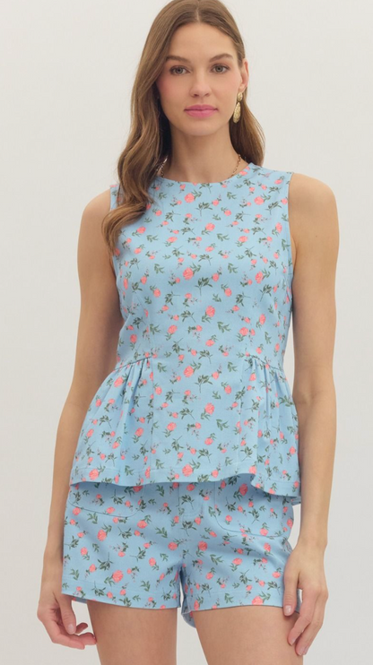 Floral Print Short Set (PREORDER)