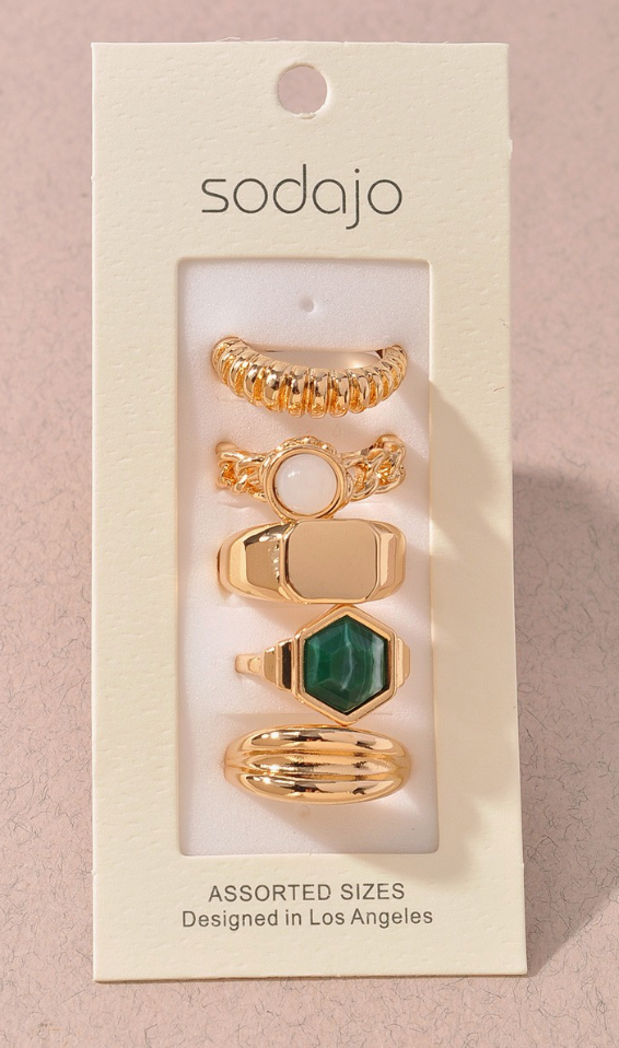 Dome Ring Set