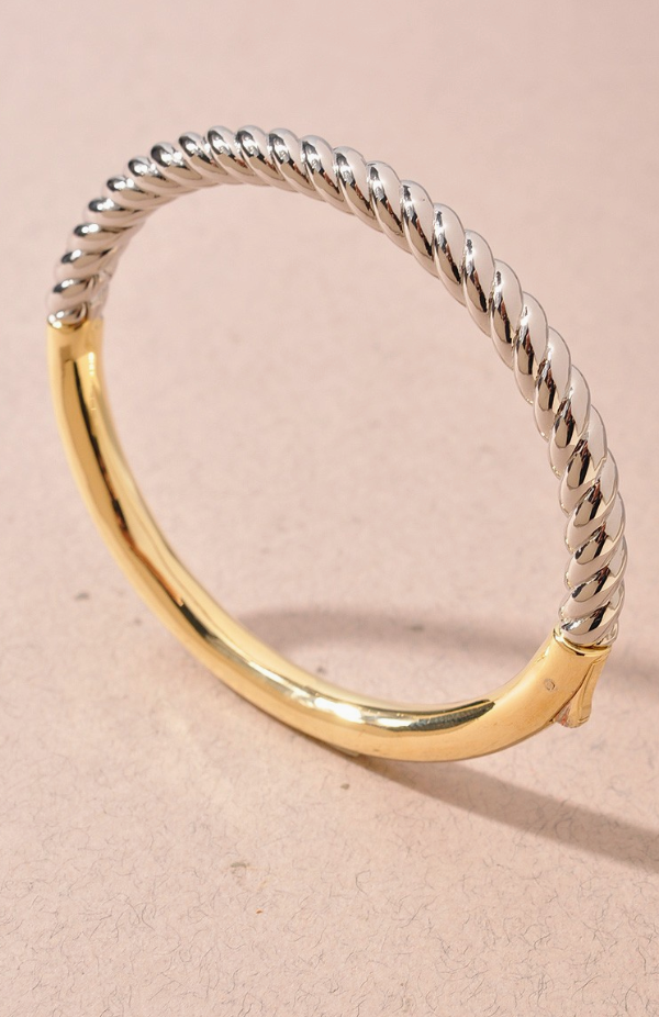 Two Tone Metal Bracelet