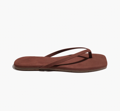 Tkees Square Toe Lily Suede in Bourbon
