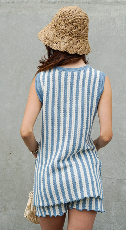 Coastal Stripe Set - Blue