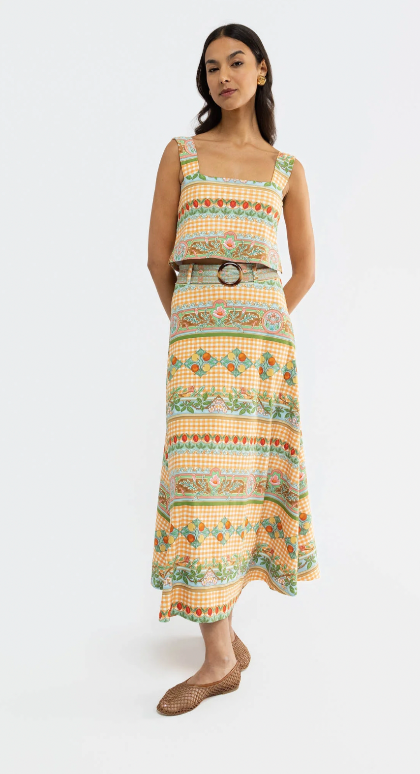 Smith and Quinn Bennett Skirt - Garden Gingham