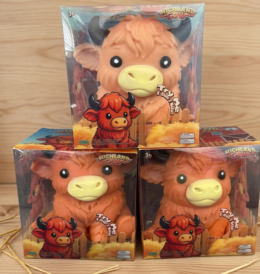 PREORDER LARGE HIGHLAND COW SQUISHY