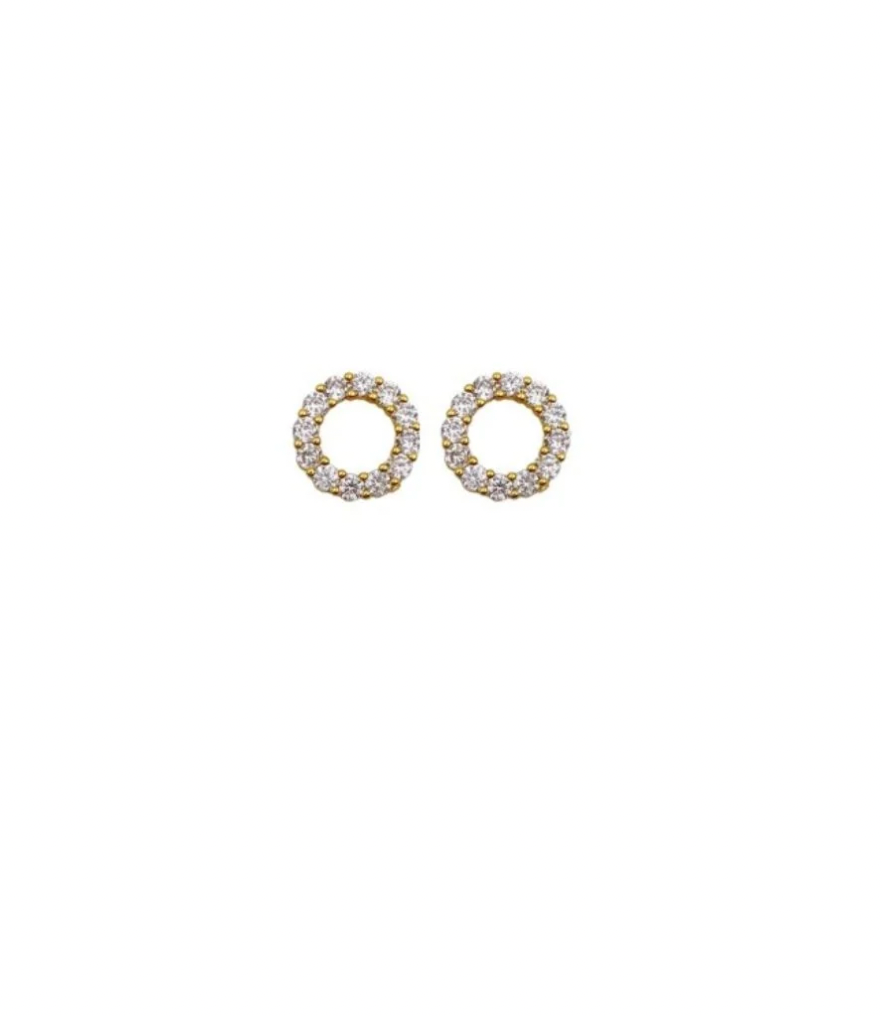 Micro Pave O Studs