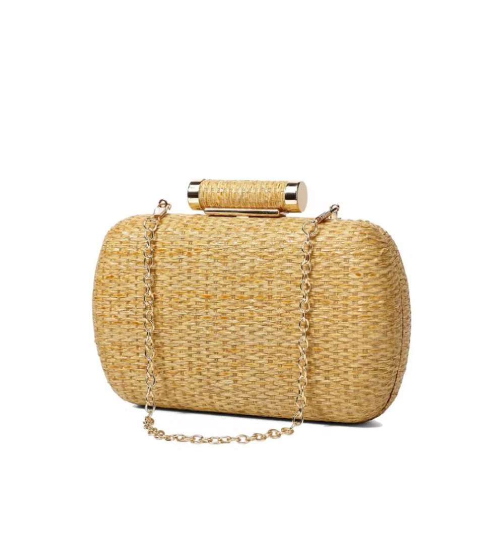 Bermuda Clutch in Tan