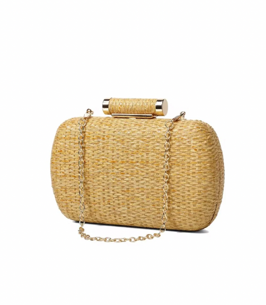 Bermuda Clutch in Tan