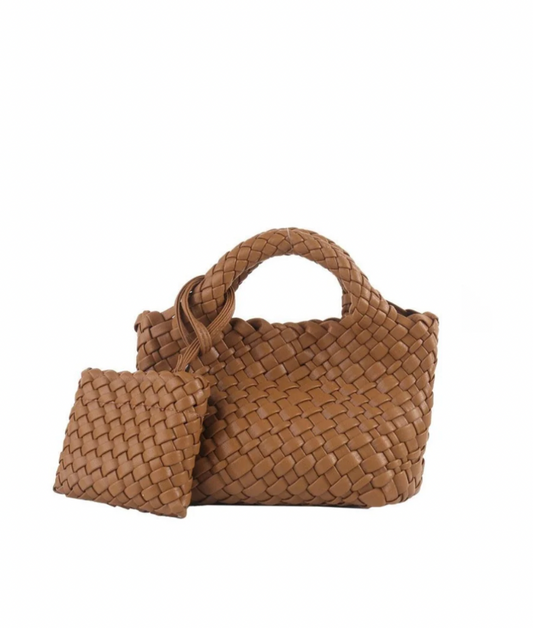 Maggie Mini Tote in Brown