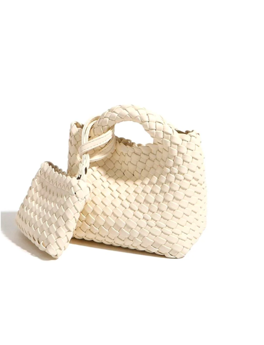 Maggie Mini Tote in Ivory