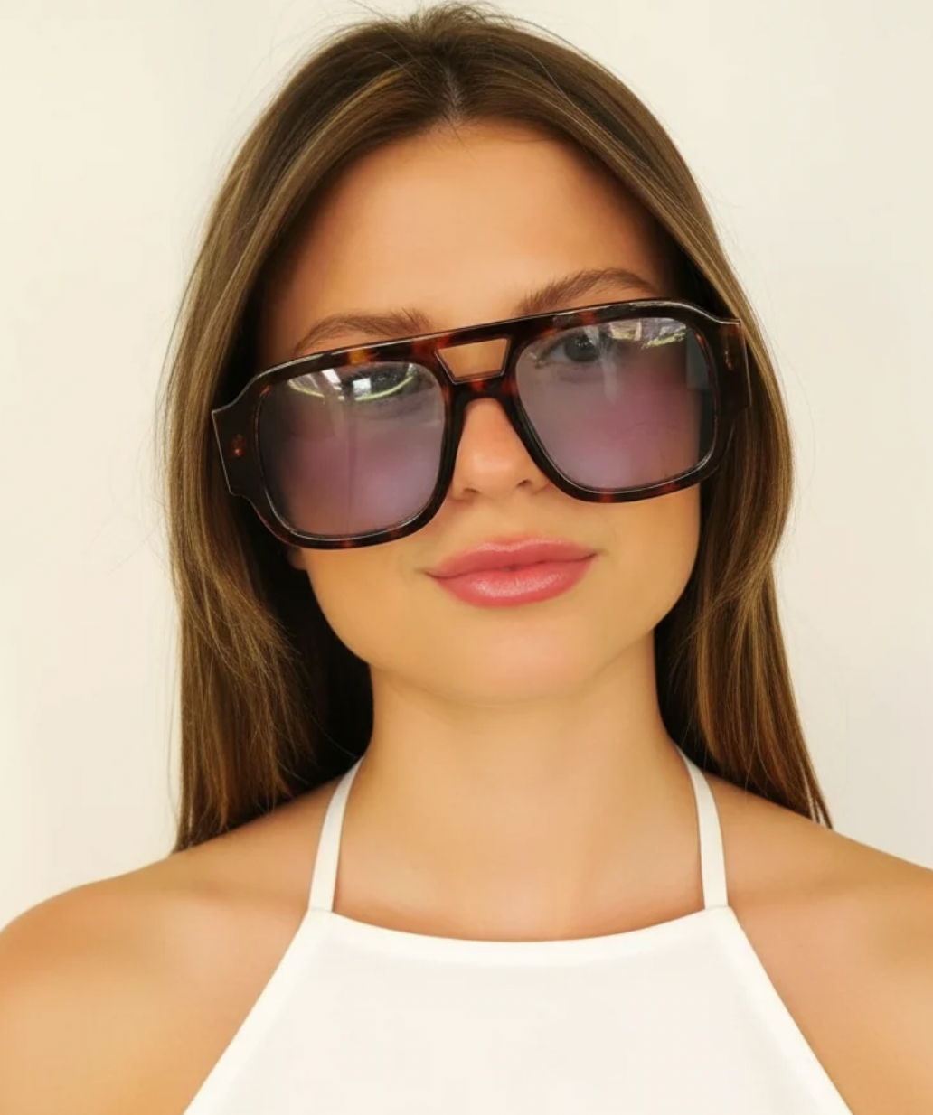 Paros Sunglasses in Tortoise/Blue