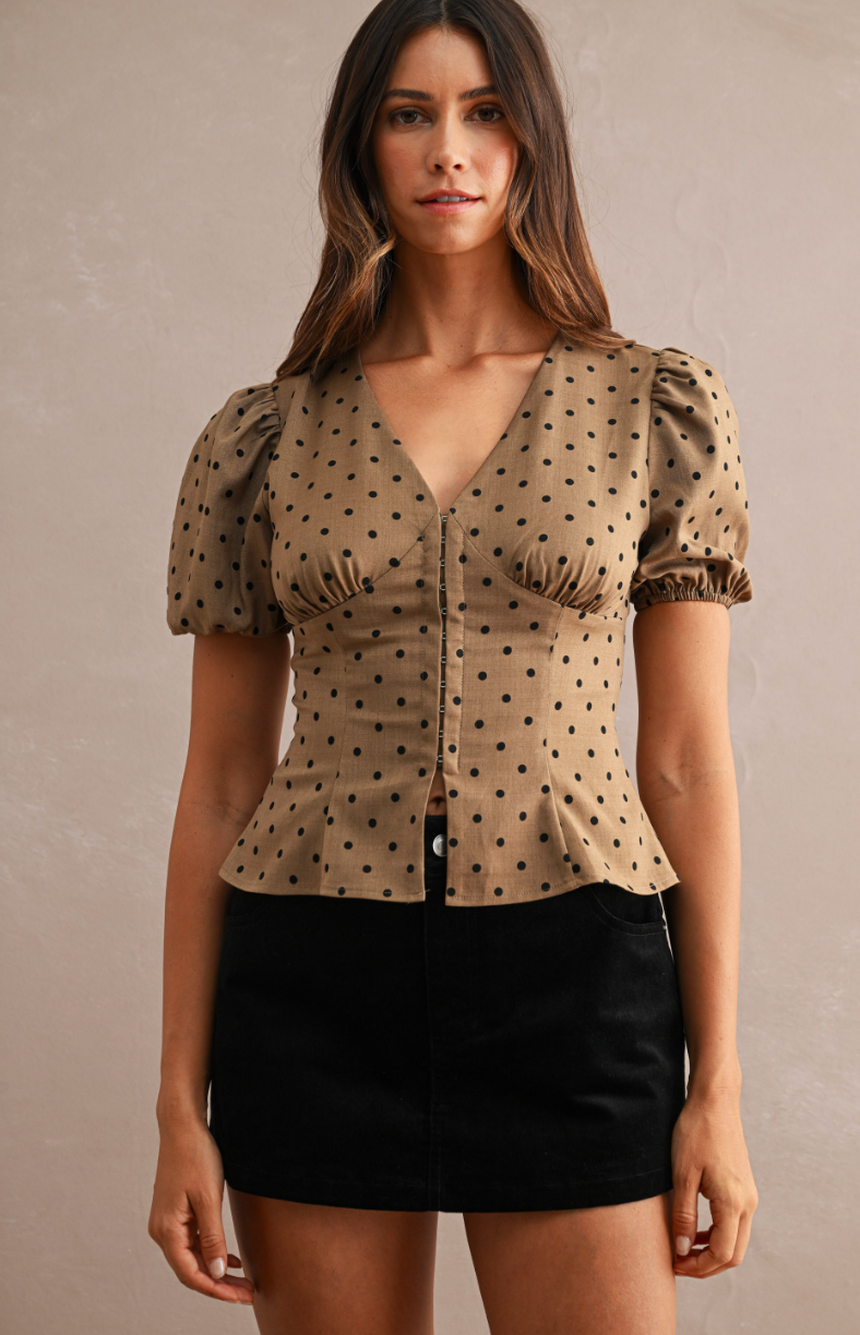 Corduroy Skort - Black