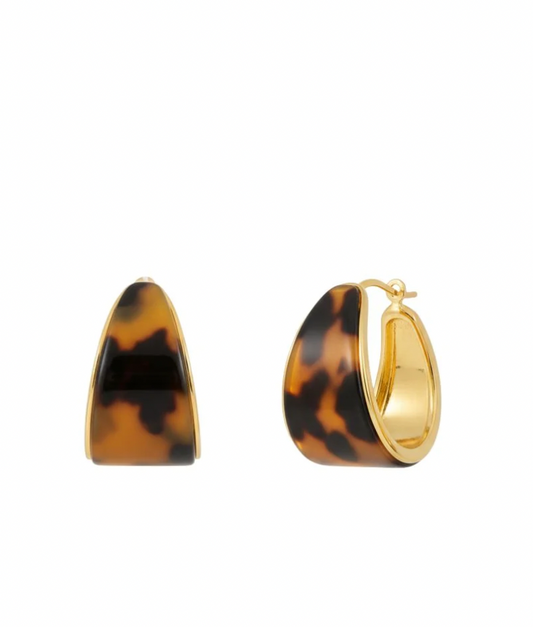 Sloane Hoops in Tortoise