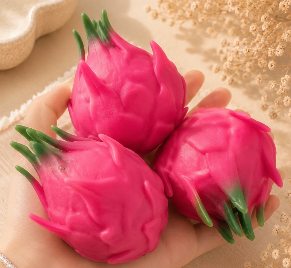 Crunchy Dragon Fruit Squishy