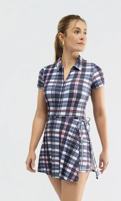 Smith and Quinn Ivy Dress in Prim Navy Plaid