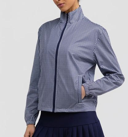 Smith and Quinn Weezie Jacket in Navy Gingham