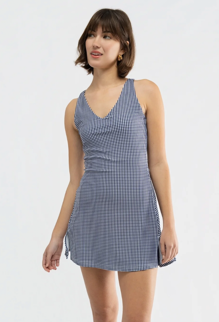 Smith and Quinn Campbell Dress in Navy Gingham