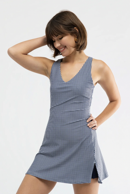 Smith and Quinn Campbell Dress in Navy Gingham