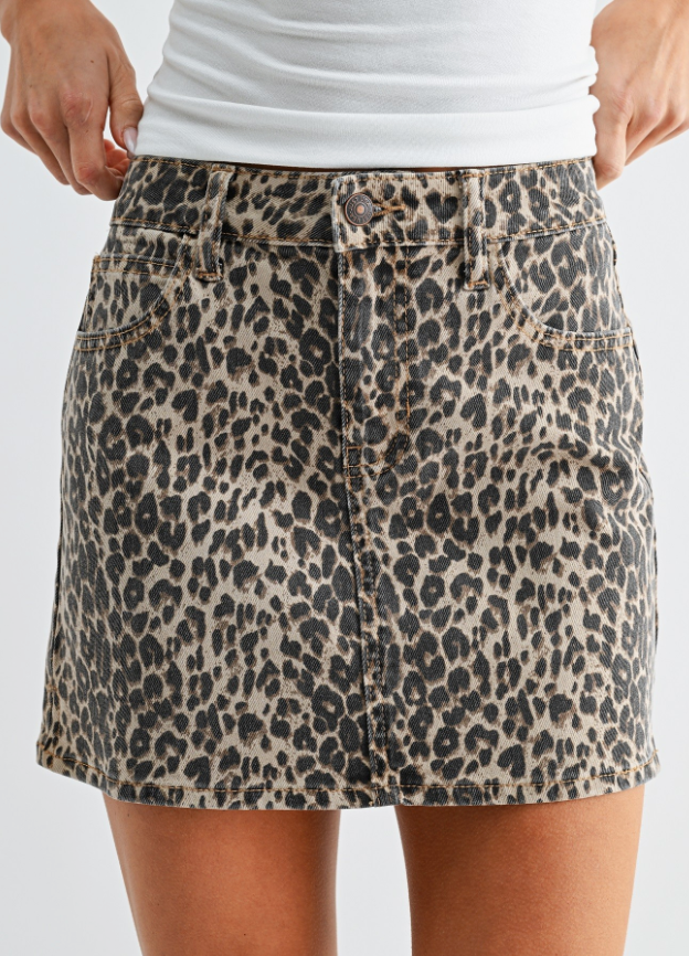 Leopard Skirt