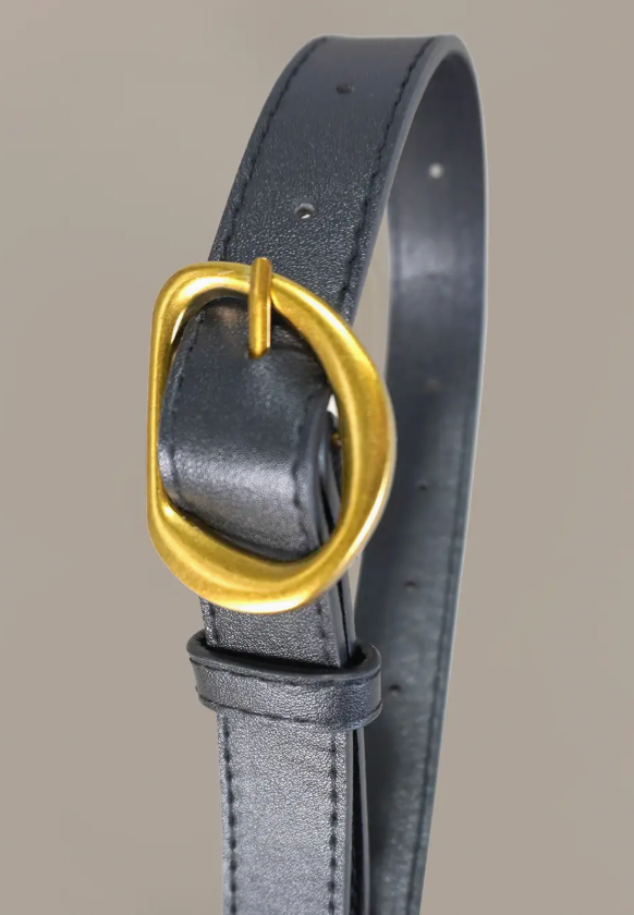 Faux Leather Buckle Belt (multiple colors)