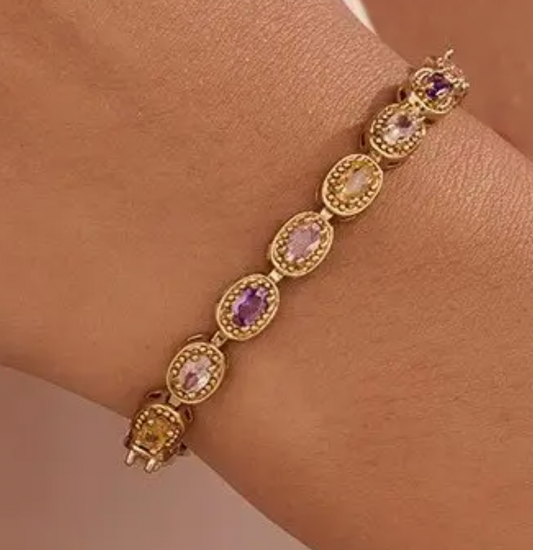 Rainbow Crystal Bracelet