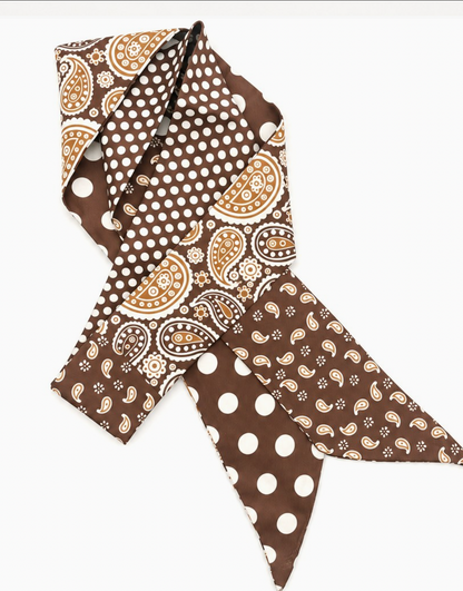 Printed Skinny Scarf (multiple prints)