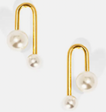 Vioroo Asymmetrical Pearl Drop Earring