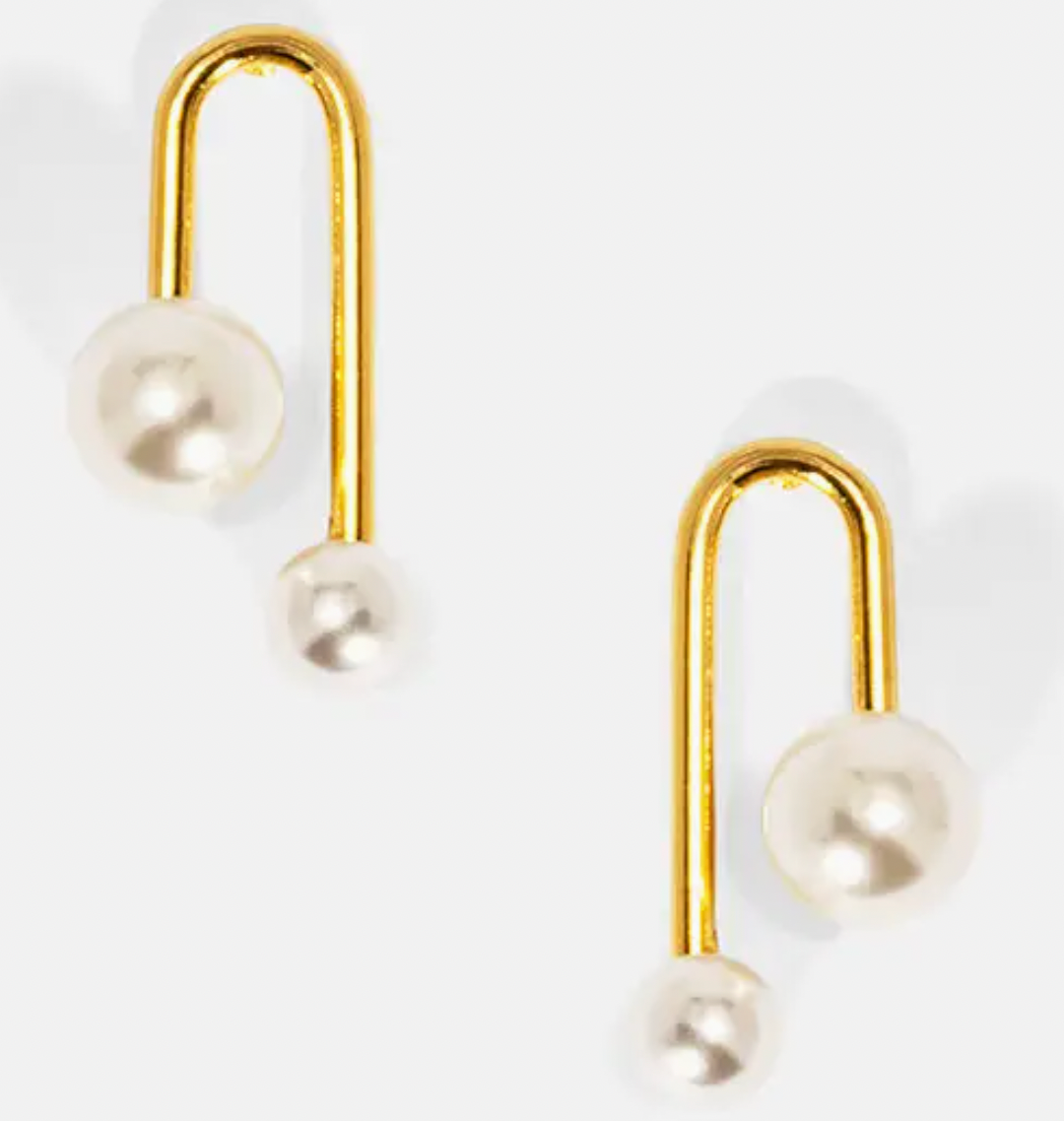 Vioroo Asymmetrical Pearl Drop Earring