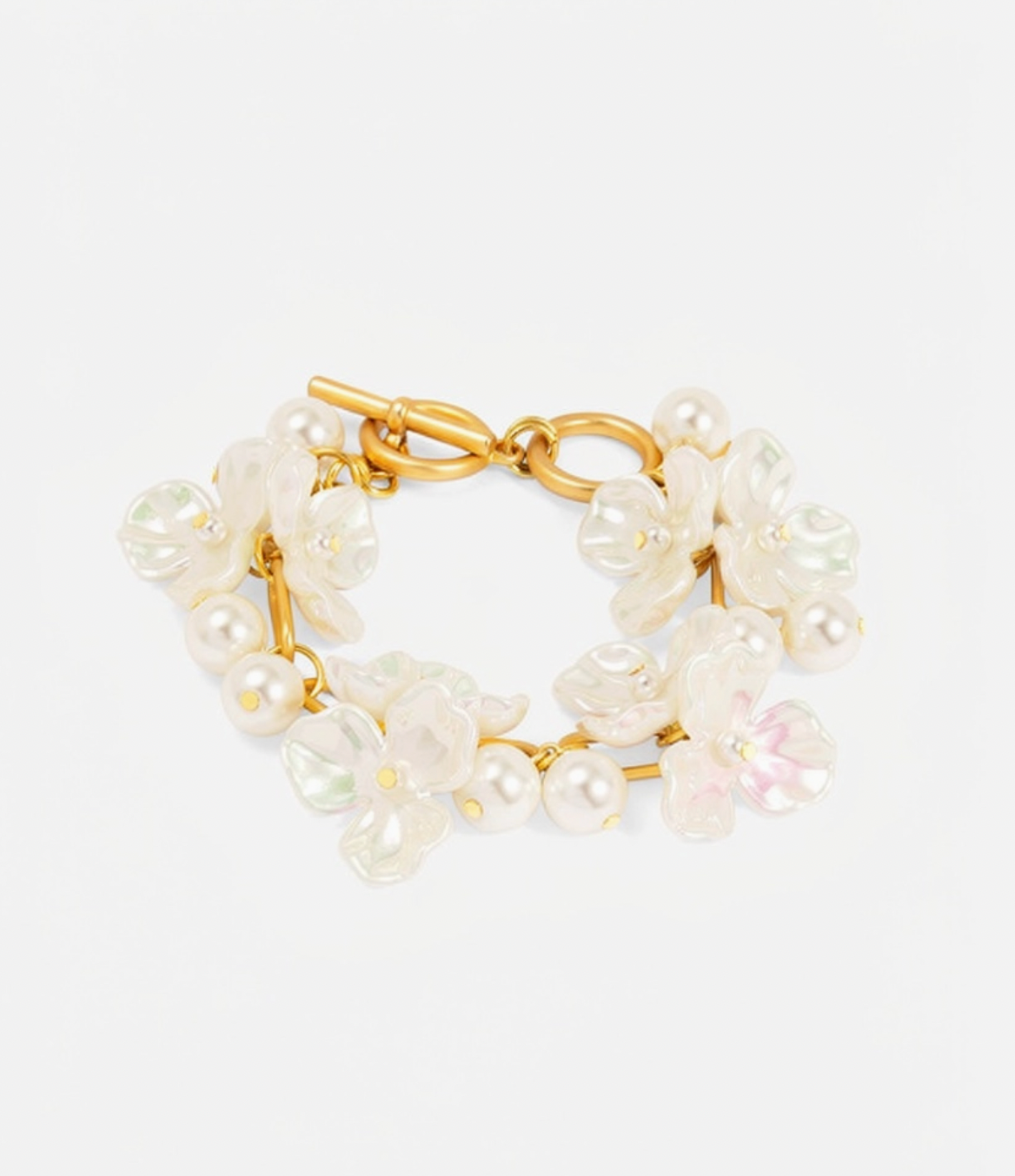 Vioroo Bloomlight Pearl Flower Bracelet